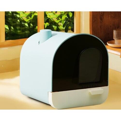 Furniture House Cat Litter Box Enclosure Fully Enclosed Cat Litter Box Large Training Arenero Gato Cerrado Cat Supplies BD50CP