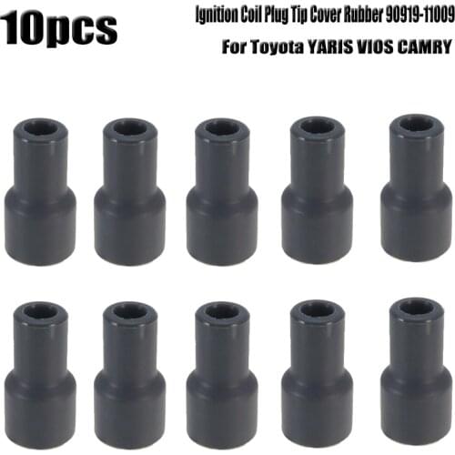 New Start Coil Rubber Spark Plugs Cap Connector Ignition Coil Plug Tip Cover Rubber 90919-11009 For Toyota YARIS VIOS CAMRY