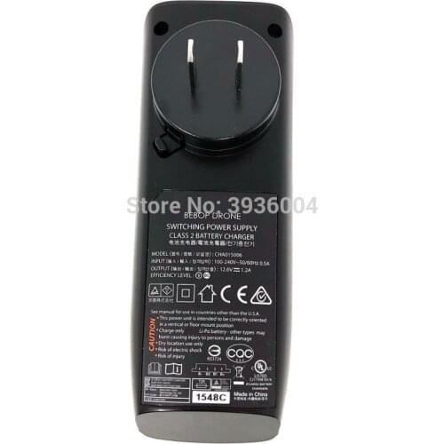 New CHA015006 12.6V 1.2A Battery Charger for Parrot Bebop Drone 3.0