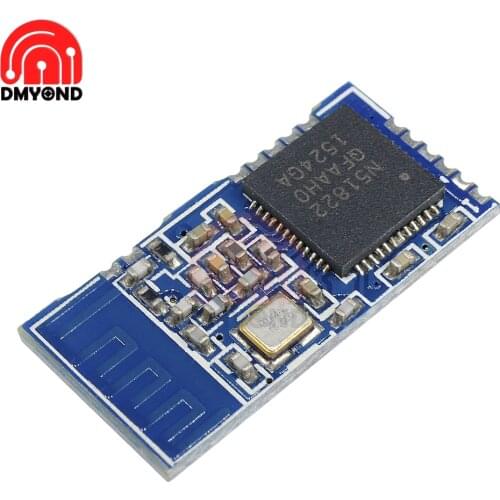 NRF51822-04 BLE4.0 Wireless Bluetooth Module TTL UART Low Power Consumption 3.3V with PCB Antenna to External MCU Serial Port