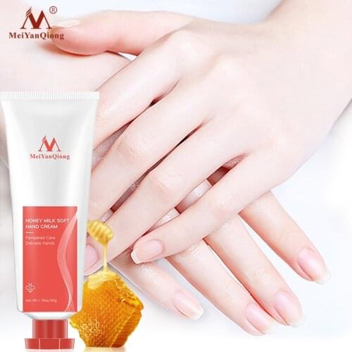 50g MeiYanQing Hand Cream Nourishing Repair Chapped Skin Improve Hand Wrinkles Dry Rough Gentle Moisturizing Hand Care