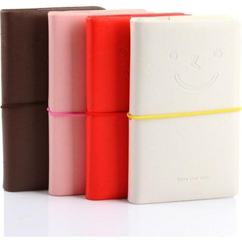 Portable Cute Travelers Notebook Paper Business Note Book 4 PCS/Lot Office Stationery Thickened Weekly Planner Diary