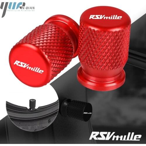Motorcycle Tire Valve Tyre Air Port Stem Cover Cap Plug CNC Accessories FOR APRILIA RSV MILLE R RSVMILLE R 2004-2018 2019-2021