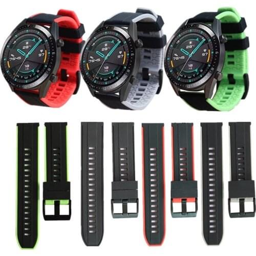 22mm Silicone replacement strap For Samsung Galaxy Watch 46mm Watch Silicon Watch Band For Samsung Gear S3 Watchband