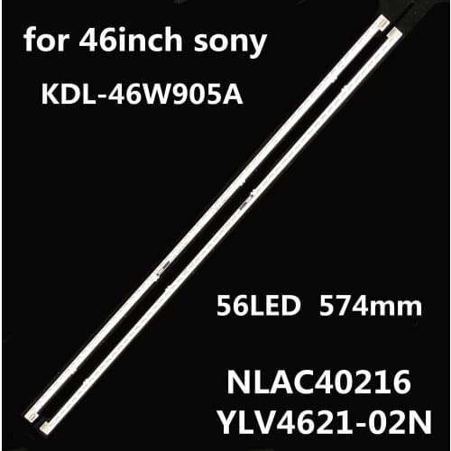 Blue LED Backlight strip 56 lamp For Sony 46"TV L 61.P8501G001 13527A R 61.P8502G001 13528A KDL-46W905A NLAC40216 YLV4621-02N