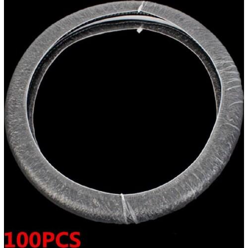 50/100pcs/Set Universal Disposable Plastic Steering Wheel Cover Truck steering wheel cover car accessories bmw e90 bmw e46