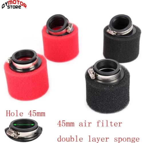 45 Foam Air Filter Sponge Cleaner Moped Scooter Fit Zongshen YX150/160cc Engine Parts Dirt Pit Bike Motorcycle Red Kayo BSE
