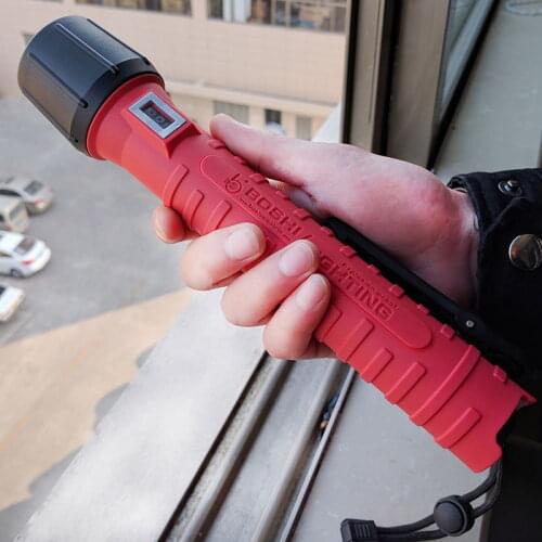 3W 6200mAh Explosion-Proof Rechargeable LED Flashlight SP-2, Waterproof High Power Flashlight with CE+ IP68 Waterproof