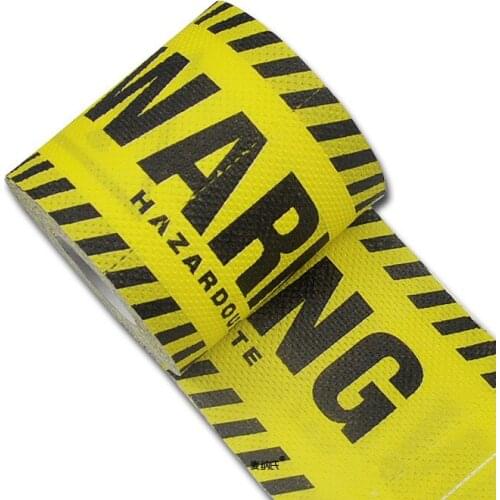1Roll of Yellow Warning Line Party Tissue Decoupage Paper Napkins Disposable Party Tableware Birthday Party Decoration Adults