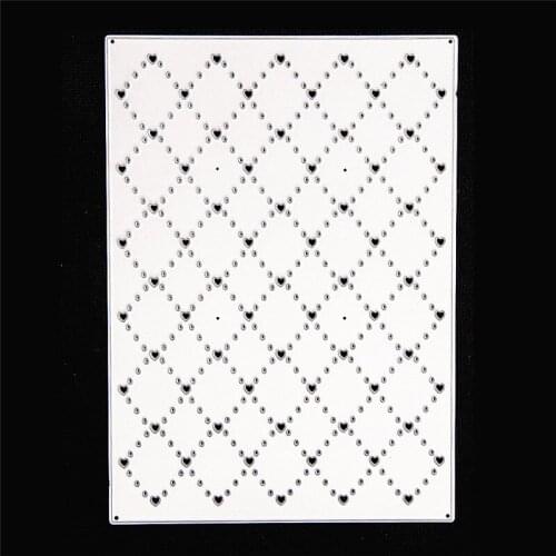 10.6x15cm Compassion Grid DIY Halloween Embossing Mould Card Paper Die Stencils Punch Christmas Metal Cuts Dies Cutting