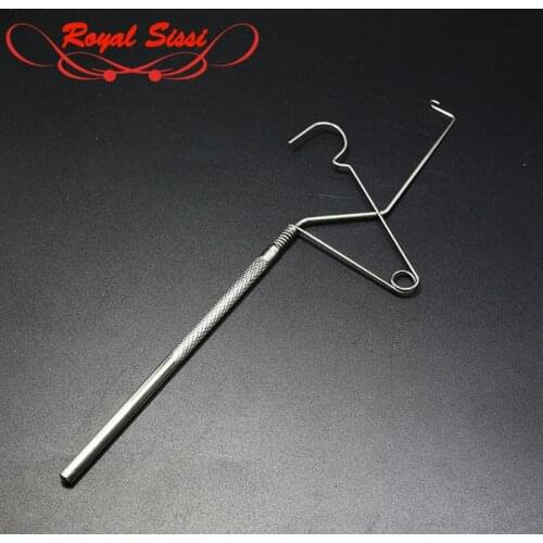 2 sizes Fly Fishing English style Whip Finisher/ stainless steel SS handle W/F Fly Tying Tools for flies hook knoting Nodules