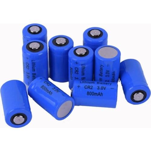 2pcs/lot Battery CR2 3V 800mah lithium battery for GPS security system camera medical equipment camera lithium battery