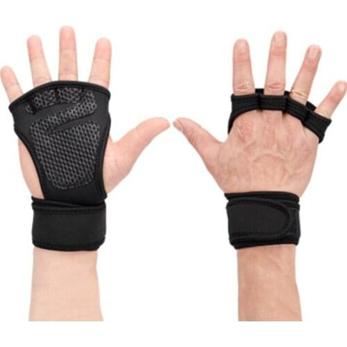 2020 1 Pair Weight Lifting Training Gloves Women Men Fitness Sports Body Building Gymnastics Grips Gym Hand Gloves перчатки