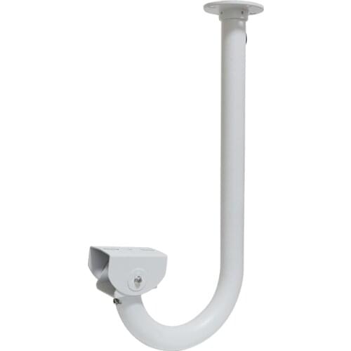 30cm Long U J Type Pendant Ceiling Mount CCTV Housing Bracket Cable Protection Aluminum Indoor Outdoor Security Camera Support