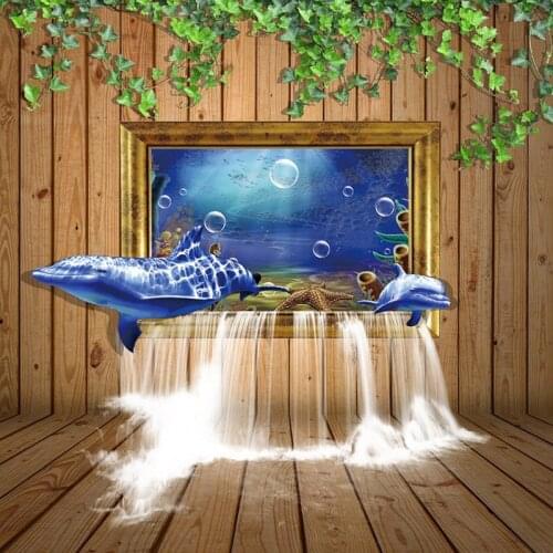 5D Diy full display square diamond painting mosaic animal dolphin diamond rhinestone embroidery cross stitch home decorZP-2302