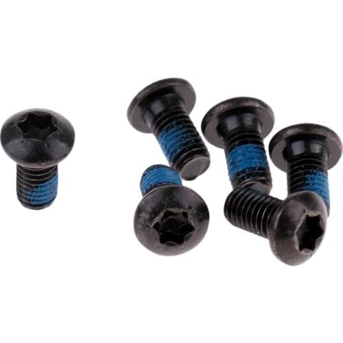 6x M5 X 12mm Bike Disk Brake Rotor Bolts Screws, Bicycle Water Bottle Screws
