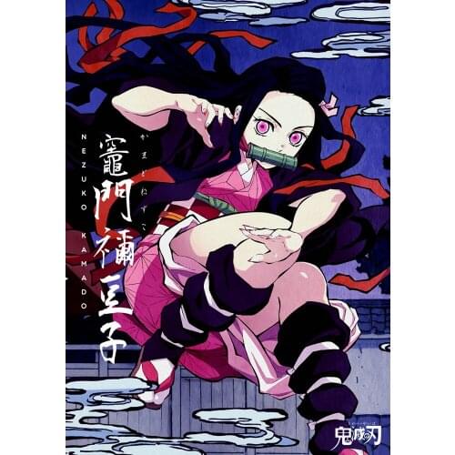 Diamond Art Picture Embroidery Home Decor Demon Slayer Painting Kimetsu No Yaiba Full Round Drill Cross Stitch Anime Handmade