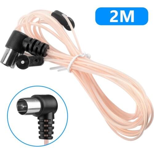 1PCS FM Radio Antenna 75 Ohm Dipole Indoor T Antennas HD Aerial Male Female Type F Connector For FM Radio Indoor use for Yamaha