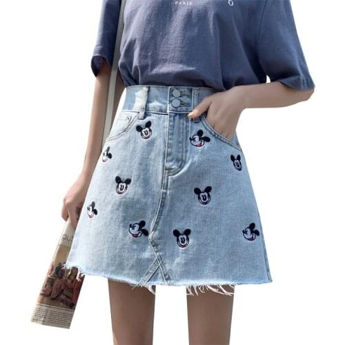 Женские юбки с высокой талией Disney China At AliExpress