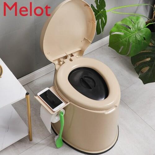 Indoor Deodorant Portable Toilet Home Elderly Squatting Stool Changing Toilet Chair Pregnant Women Elderly Toilet Portable