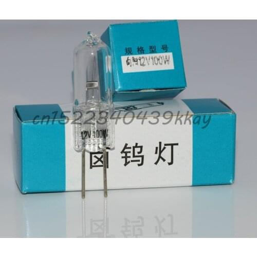 Domestic 12v100w halogen tungsten lamp microscope bulb x machine lamp