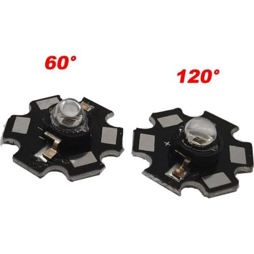 5pcs 3W Infrared IR High Power LEDs Emitter CCTV Camera IR Diode for Security Black LEDs 850nm 940nm 3W 700mA