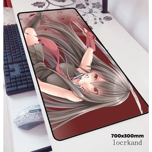 Akame ga kill mouse pad 70x30cm gaming mousepad anime gadget notbook desk mat office padmouse games pc gamer mats