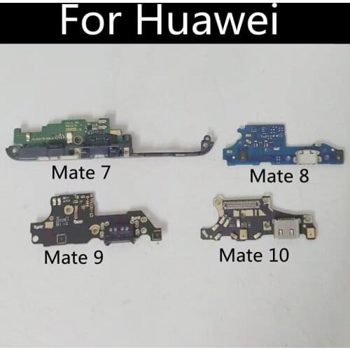 1PCS Micro USB Charging Charge Board Connector usb port flex cable with microphone modlue Repair Parts for Huawei Mate9 Mate 9