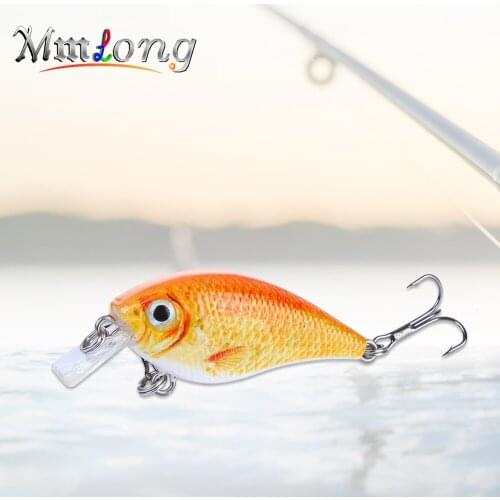 Mmlong 7.5cm Pike Fishing Lure Hard Crankbaits SAH08 6.4g Fake Lures Fishing Accessory Floating Wobbler Baits Fish Tackle Pesca