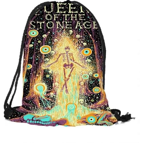 New art by james r eads art Printing Backpack Travel Beach School Multi-function Drawstring Bag Custom You Image