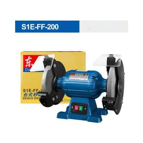 Bench Grinder Industrial Electric Grinding Machine Small Table Knife Sharpener 3 Phase Vertical Stone Milling Machine S1E-FF-200