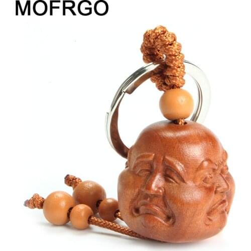 Mahogany Dimensional Sculpture Emotions Doll Keychain Car Key Ring Keychain Amulet Pendant All The Best A Thriving Business