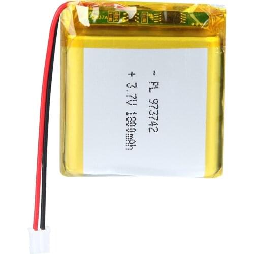 Mejuew 3.7V 1800mAh 973742 Rechargeable Lipo Battery with JST Connector
