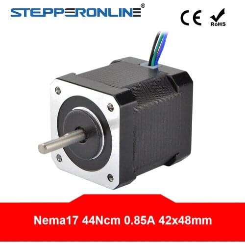 Nema 17 Stepper Motor Bipolar 1.8 Degree 44Ncm (62.3oz.in)0.85A 42x42x48mm 4 Wires 3D Printer CNC Robot