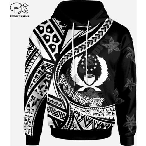 PLstar Cosmos 3DPrint Pohnpei Polynesian Culture Tribe Turtle Tattoo Winter Men/Women Funny Harajuku Streetwear Zip Hoodies-b6