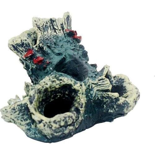 LeChong Fish Tank Decoration Resin Crafts Crystal Fish And Shrimp Shelter Breeding House Aquarium Decoration Supplies