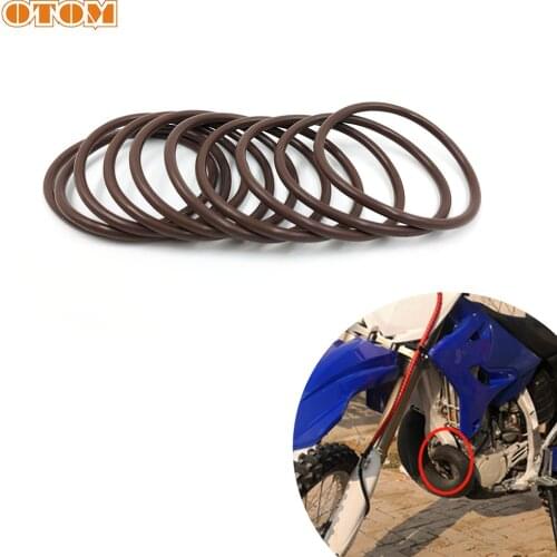 OTOM Motorcycle Exhaust Manifold Gasket Seal O-ring For YAMAHA YZ250 Two-stroke 250cc Engine Parts Muffler Connector Closed Ring
