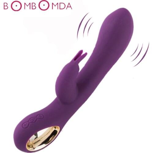 Heating Rabbit Dildo Vibrator G Spot Vaginal Massage Female Masturbation Clitoris Stimulation Vibrator for Women Adult Sex Toys