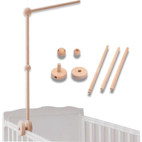 Custom Baby Wooden Mobile Hanger Mobile kit Crib Mobile Hanging Frame Bed Toy Decoration DIY Crafts Photography Newborn Gift