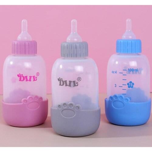 100ml 5pcs/Set Pet Cat Dogs Milk Bottle Silicone Nipple Small Animal Rabbits Hamster Feeding Milk Bottle Kitten Puppy Prodect