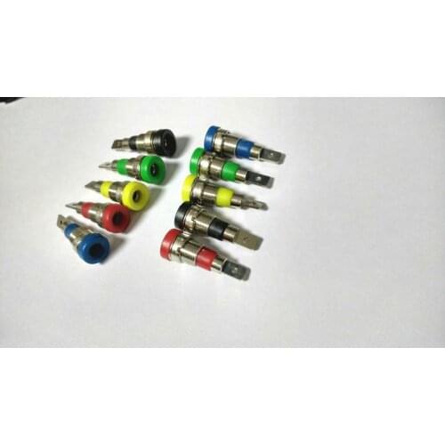 2000pcs Copper 4mm Banana Socket terminal for 4mm Banana Plug connector New