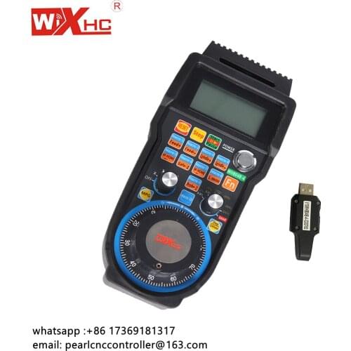 4-Axis Manual Controller USB Handle MPG CNC MACH3 Wireless Electronic Handwheel WHB40B