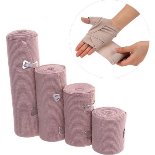 1Pcs High Elastic Bandage Sports Sprain Treatment Outdoor Wound Dressing Emergency Muscle Tape For First Aid Kits Protect