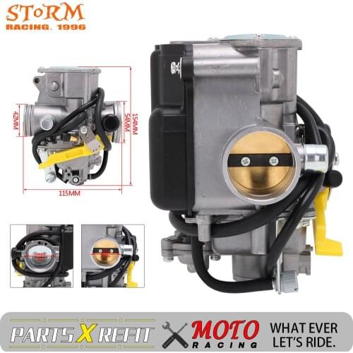 For HONDA TRX300EX TRX 300 EX 2001-2008 TRX250X 250X 250 1987-1992 Motorcycle Flat Slide Carburetor Carburador With Power Jet