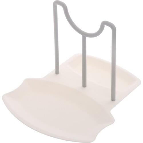 Kitchen Utensils Spoon Holder Non-slip Plastic Storage Shelf Organizer for Fork Pot Lid Chopsticks Easy Cleaning Kitchen Tools