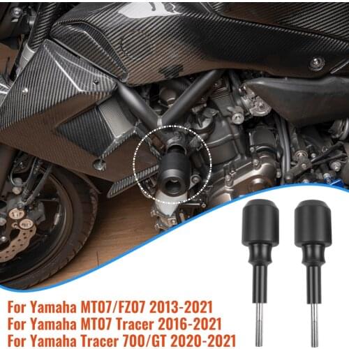 MT-07 Tracer 2016 2017 2018 Motorcycle Frame Sliders Crash Pad Fairing Guard For Yamaha MT07 FZ07 2013-2021 2020 Tracer 700 GT
