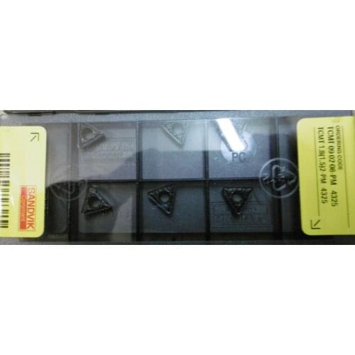 ORIGINAL 10PCS CARBIDE INSERT TCMT090208-PM 4325