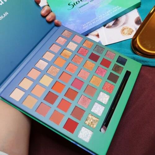 48 Color Eyeshadow Palette Makeup Glitter Matte EyeShadow Pallete Professional Shimmer Metallic Highly Pigmented Nude Cosmetic