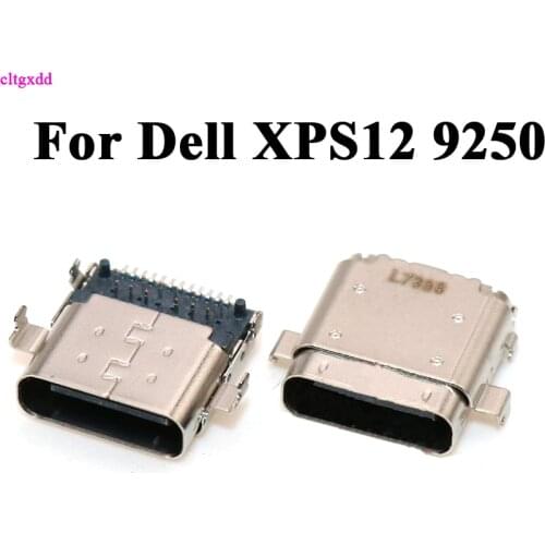 Laptop dc jack power cable socket connector port cable charging port Replacement For Dell XPS12 9250 XPS12D 9Q23 9Q33 TYPE-C USB