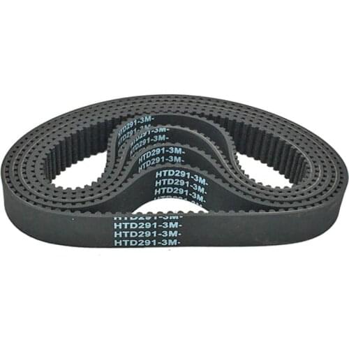 Rubber Synchronous Belt HTD291-3M HTD294-3M HTD297-3M 8mm 10mm 12mm 15mm 18mm 20mm Transmission Timing Belt